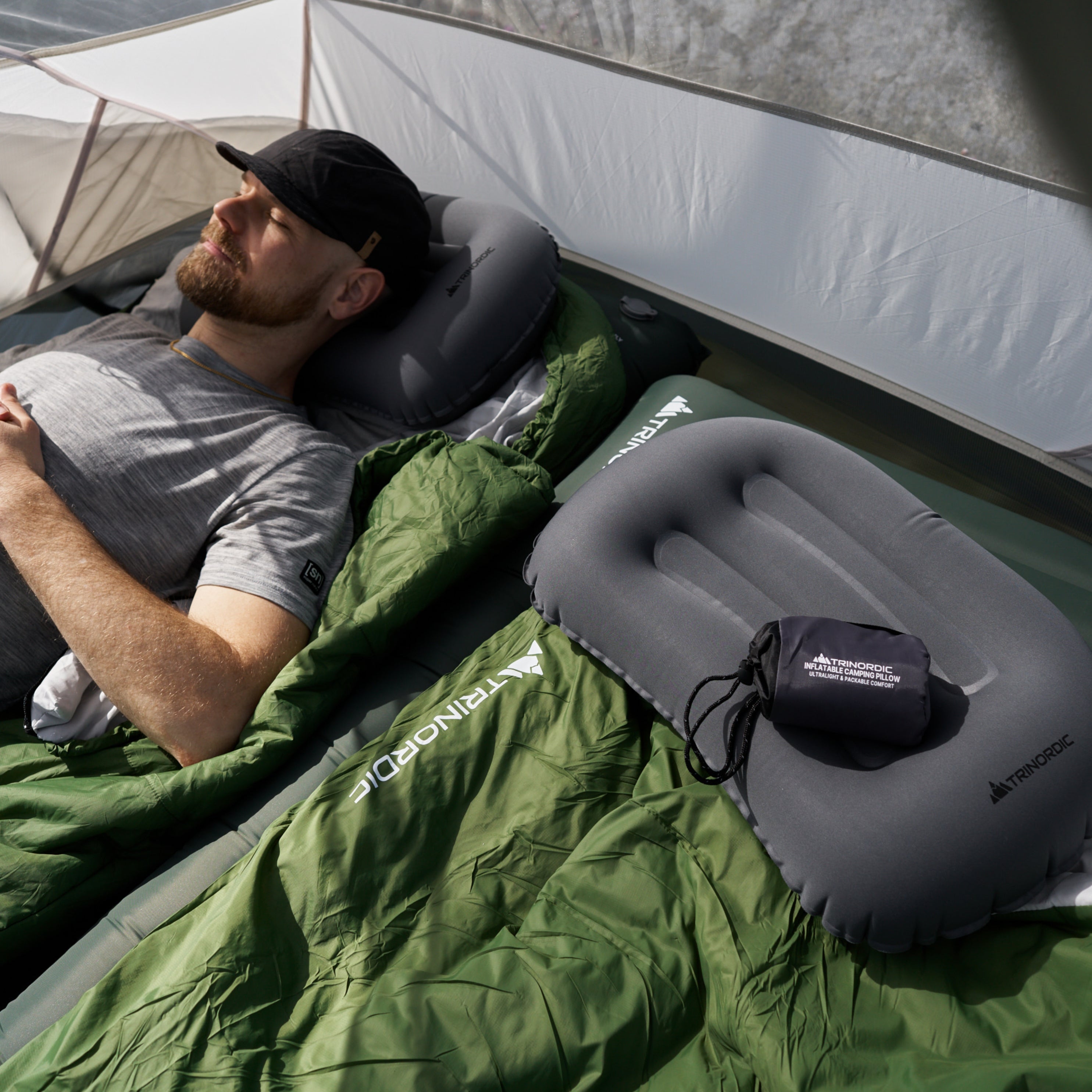 Lättviktssommarkit- 1350 g - Liggunderlag, Sovsäck, Campingkudde - Spara 15 %